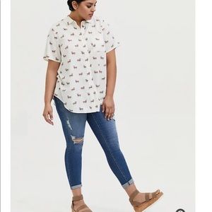 Torrid corgi top